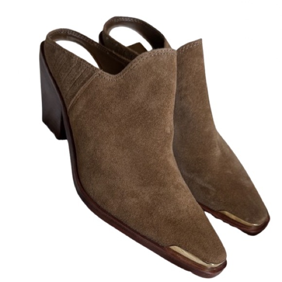 Dolce Vita Shoes - Dolce Vita Brown Suede Heeled Mules | Women’s Size 6.5 | Like New